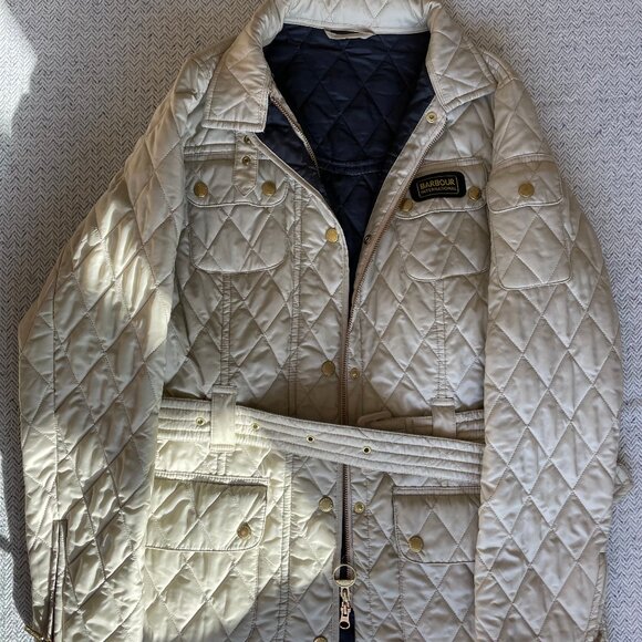 Barbour International Quilted Light Jacket Sz US8/EU38 - Picture 2 of 10